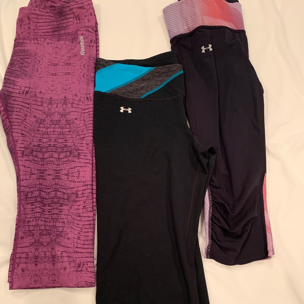 Bundle of 3 crop workout pants